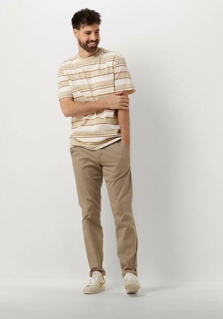 Beige ANERKJENDT T-shirt AKKIKKI S/S STRIPE TEE - large