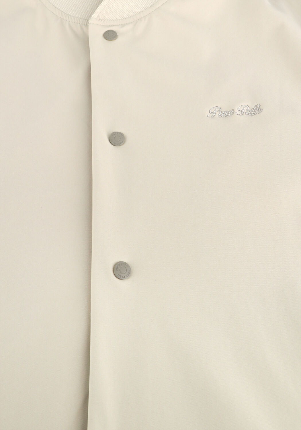 Beige PURE PATH Overshirt BOMBER LONGSLEEVED SJACKET - large