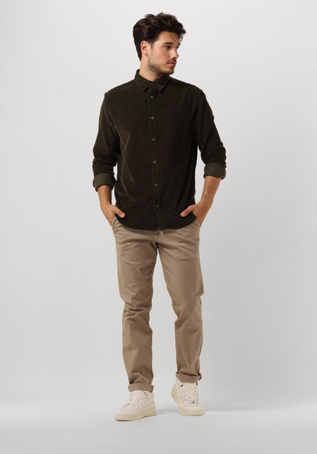 Groene SELECTED MEN Overshirt SLHREGOWEN-CORD SHIRT LS W - large