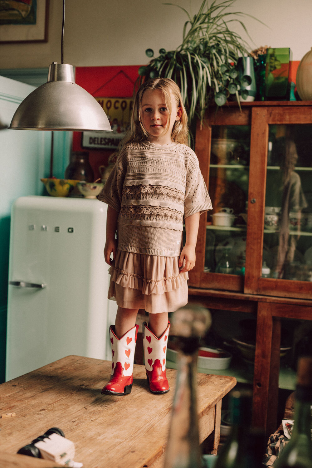 Zand BAJE STUDIO Mini jurk MAIA - large