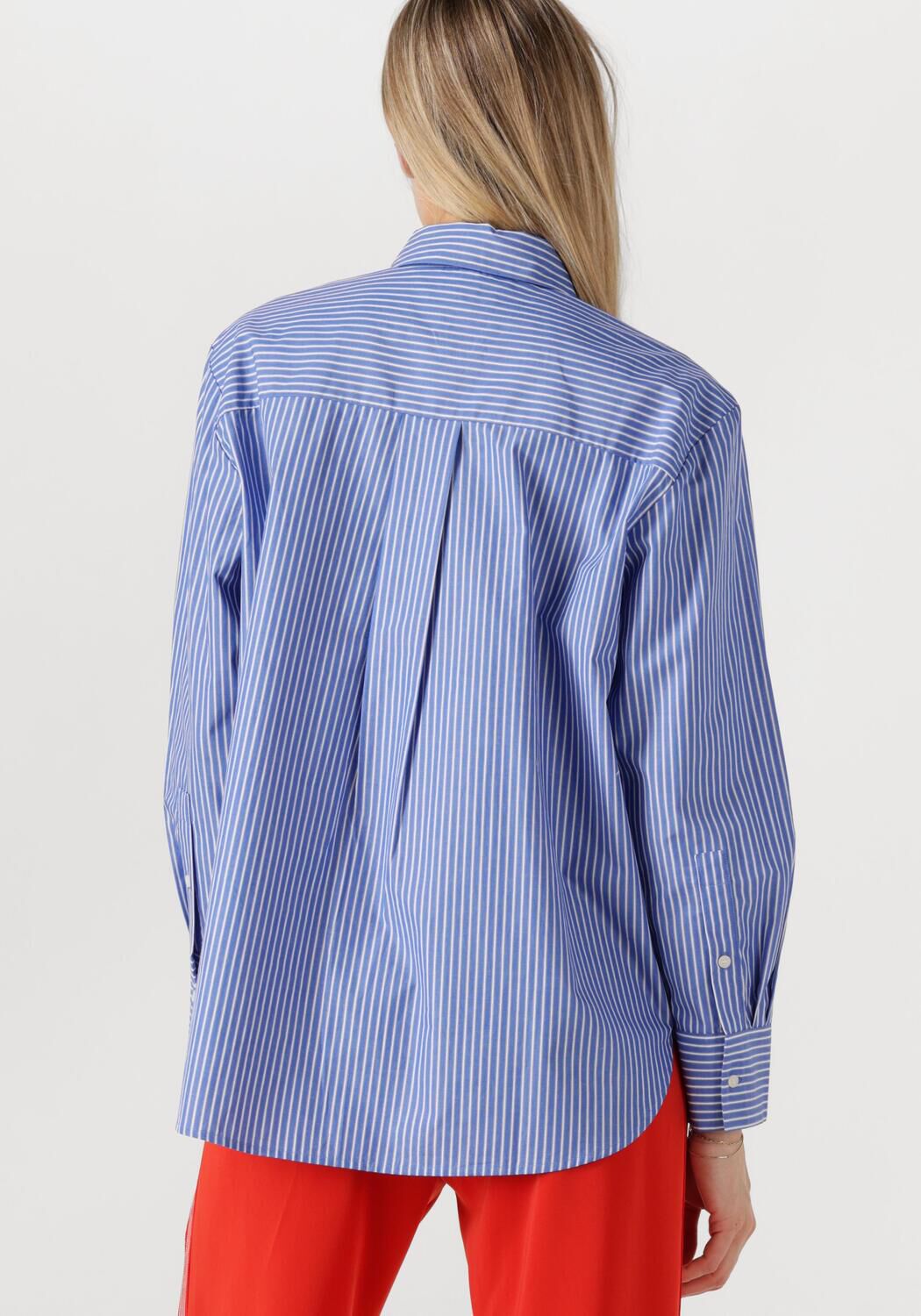 TOMMY HILFIGER Dames Blouses Ess Poplin Easy Fit Shirt Blauw