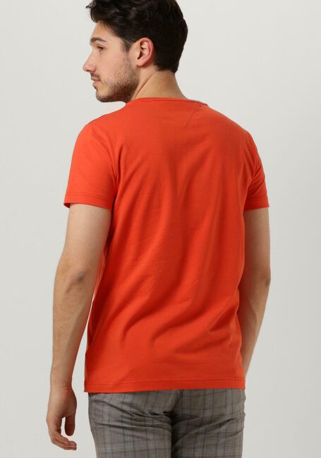 Oranje TOMMY HILFIGER T-shirt STRETCH EXTRA SLIM FIT TEE - large