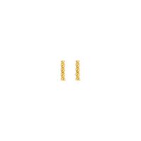 Gouden ATLITW STUDIO Oorbellen PETITE EARRINGS TWISTED STRIP Gouden ATLITW STUDIO Oorbellen PETITE EARRINGS TWISTED STRIP - medium