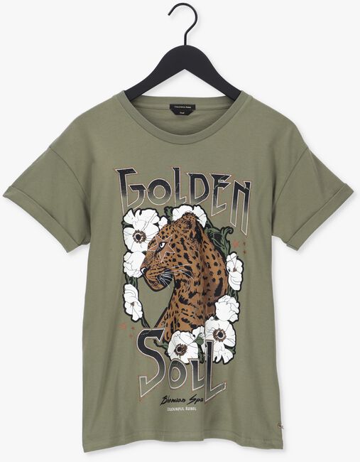 Groene COLOURFUL REBEL T-shirt GOLDEN SOUL BOXY TEE - large