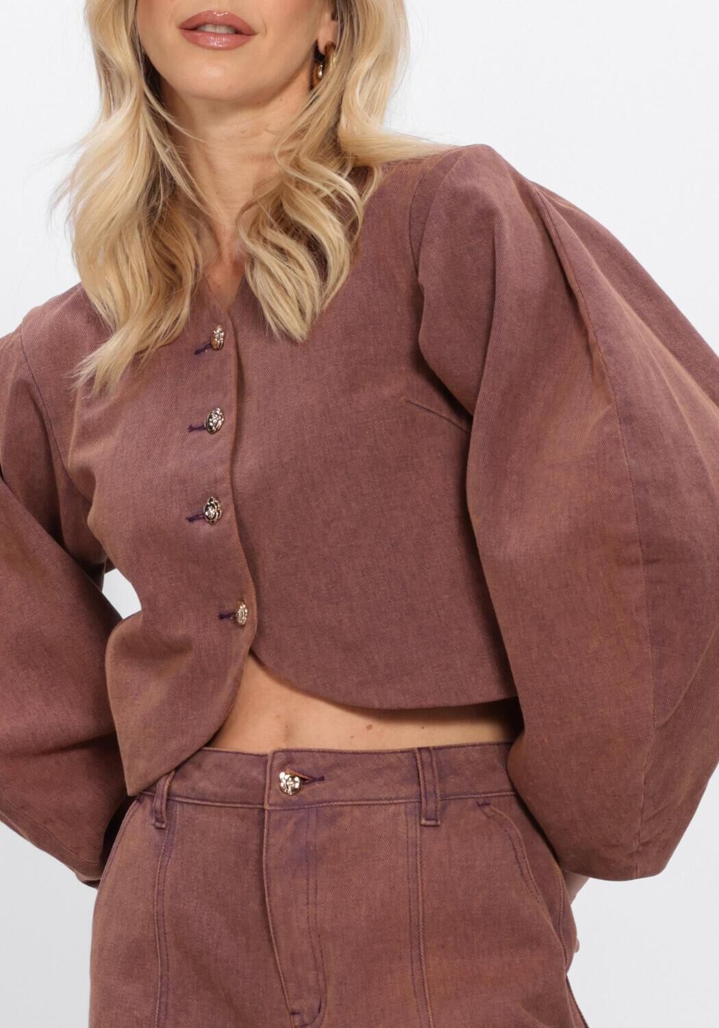 Paarse STUDIO AMAYA Jack KAEL JACKET - large