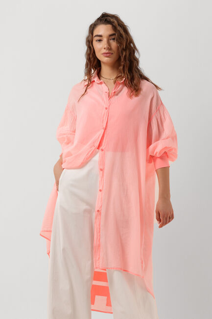 Roze 10DAYS Midi jurk SHIRT DRESS PARIS VOILE - large