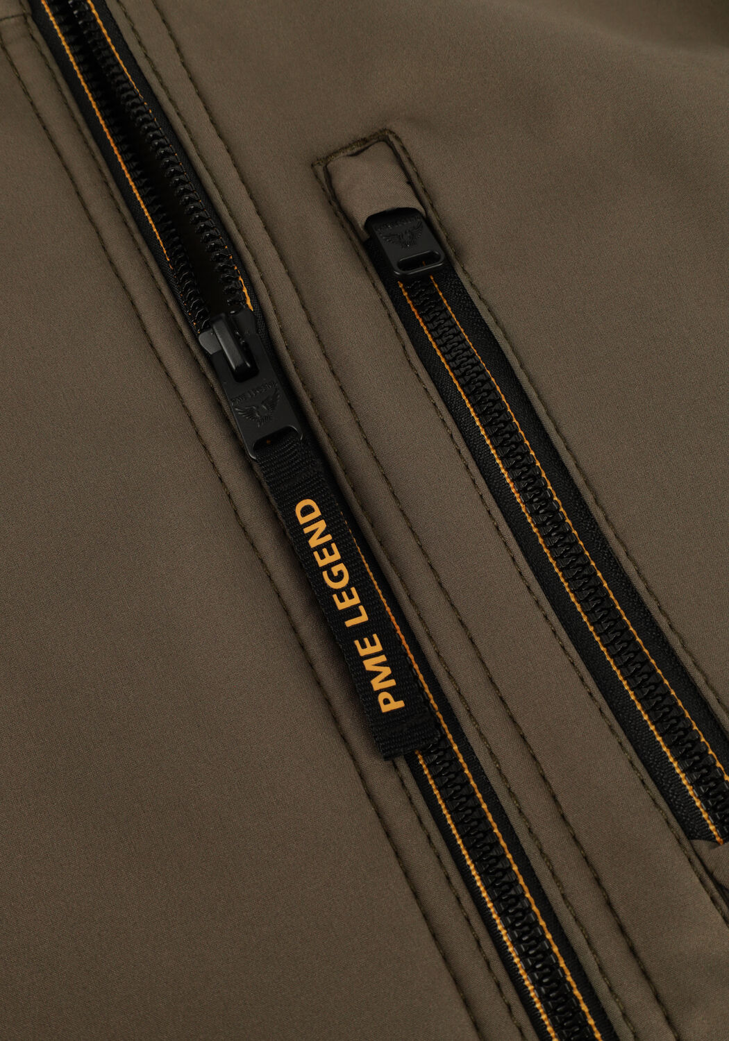 Olijf PME LEGEND Jack BOMBER JACKET SKYGLIDER 3.0 SOFTSHELL - large