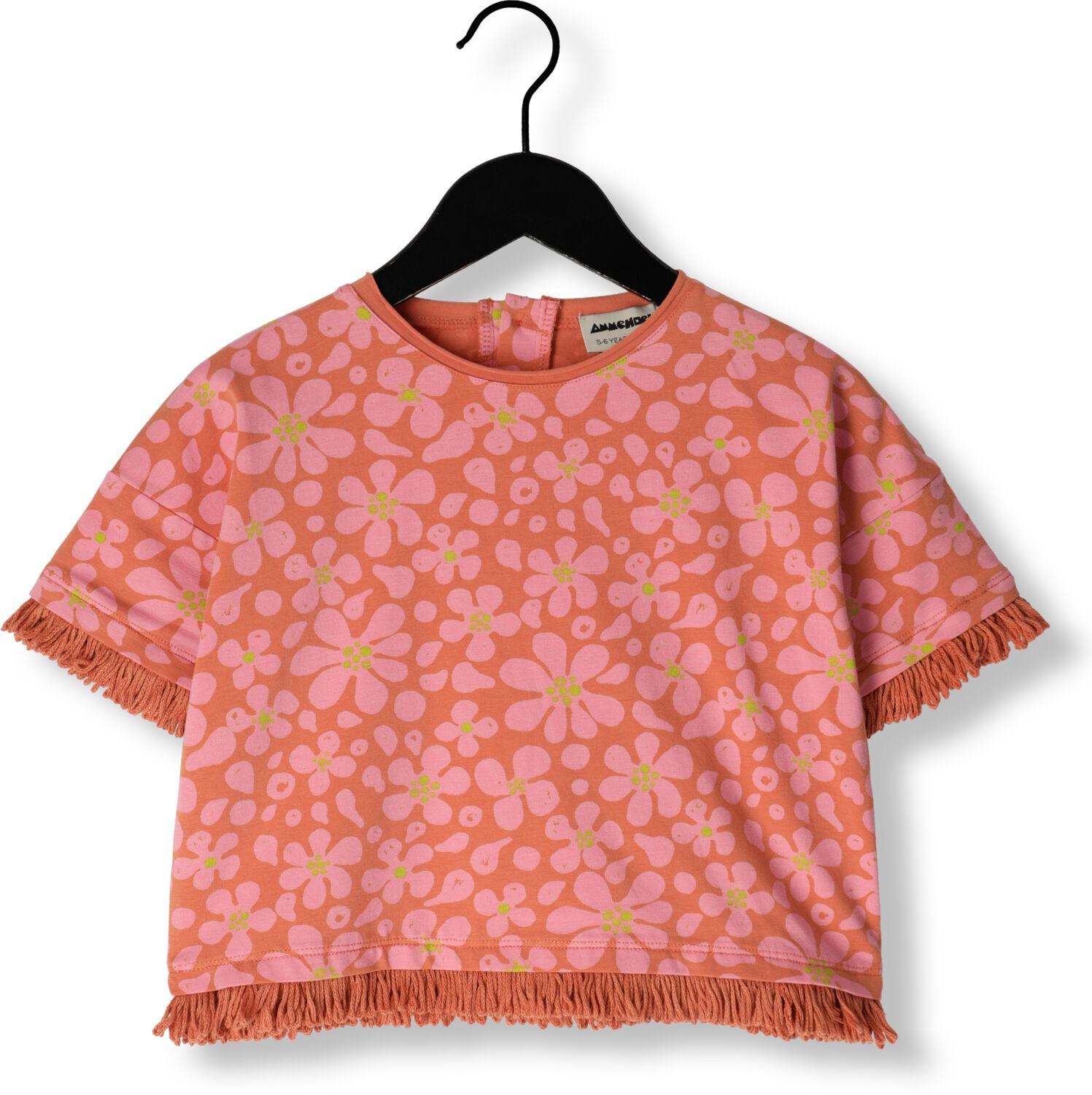 AMMEHOELA Meisjes Tops & T-shirts Am-fringe-03 Roze