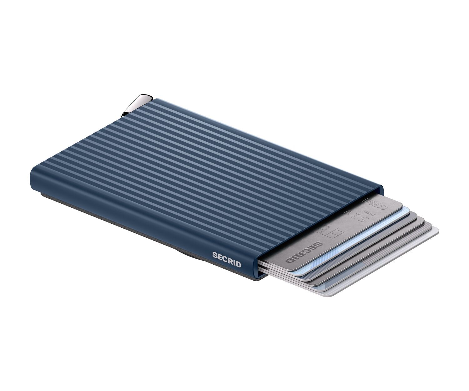 Donkerblauwe SECRID Portemonnee CARDPROTECTOR FLUTED FOR MAGSAFE NAVY + - large