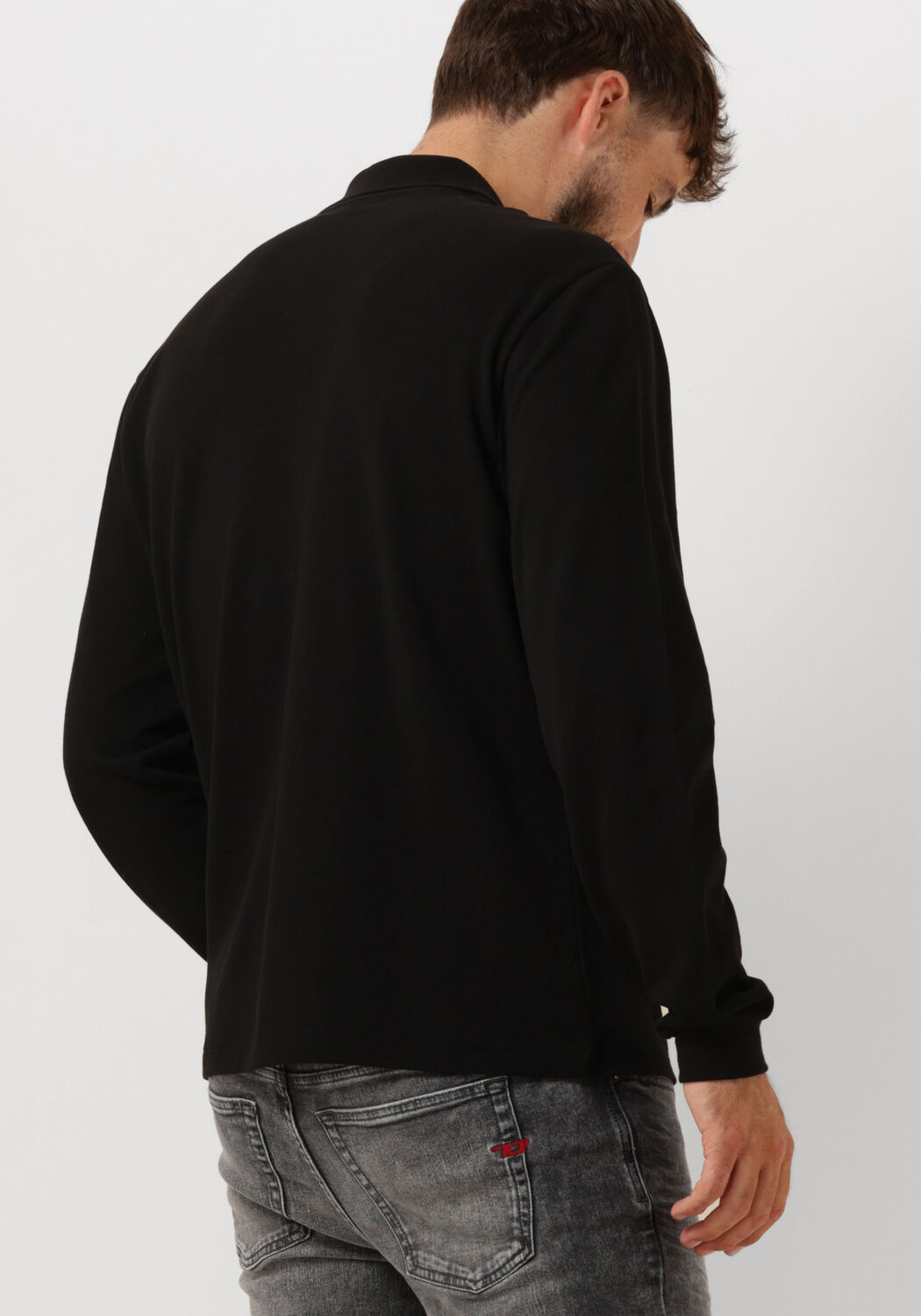 zwarte lacoste polo 1hp2 men long sleeved best polo