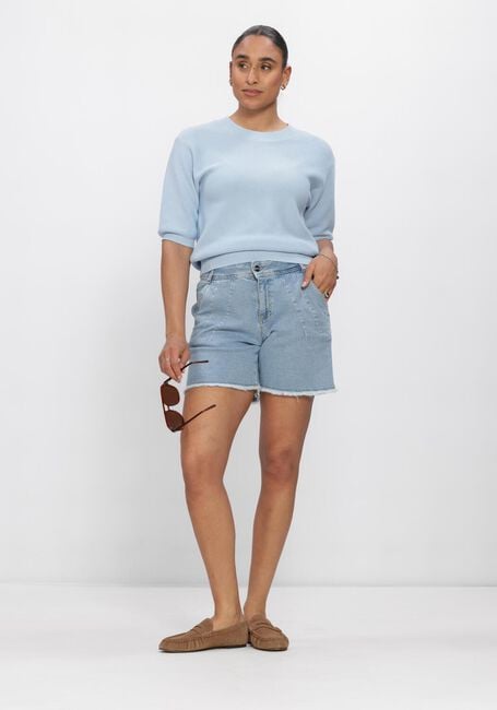 Lichtblauwe NUKUS Shorts TANYA SHORT RUFFLE - large