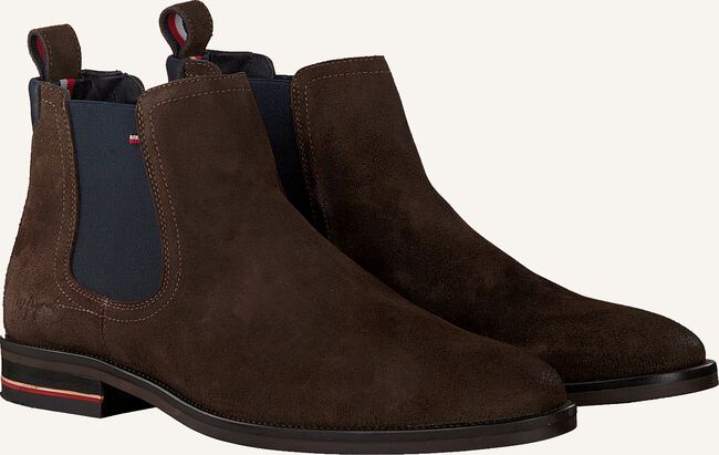 Bruine TOMMY HILFIGER Chelsea boots SIGNATURE HILFIGER CHELSEA Bruine TOMMY HILFIGER Chelsea boots SIGNATURE HILFIGER CHELSEA - large