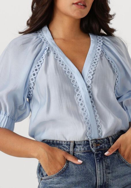 Lichtblauwe COPENHAGEN MUSE Top CM MOLLY SHIRT - large