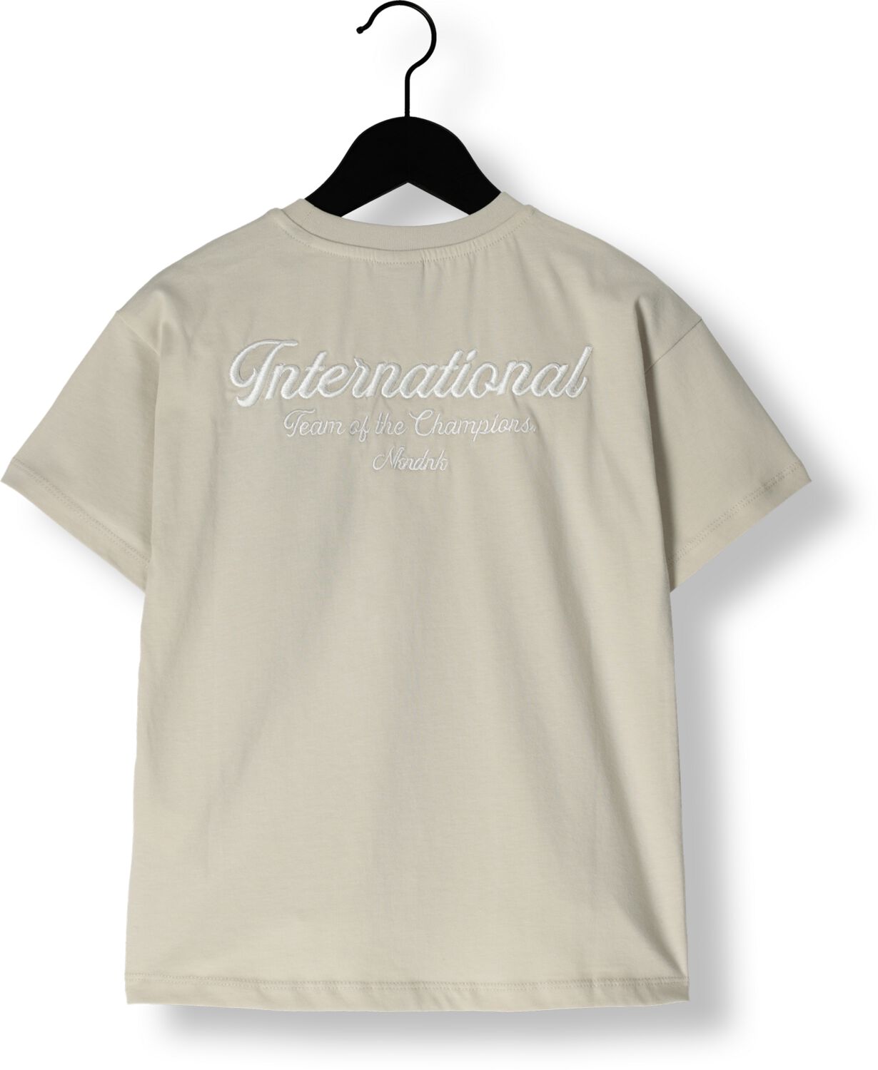 NIK & NIK Jongens Polo's & T-shirts Champion T-shirt Zand