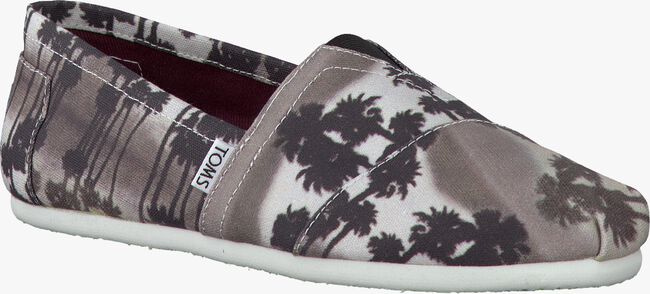 Zwarte TOMS Instappers PALM TREES - large