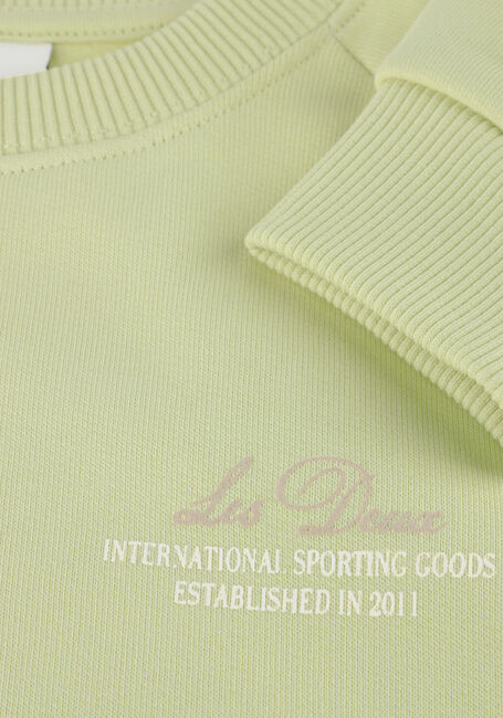 Lime LES DEUX Trui GLOBE SWEATSHIRT - large