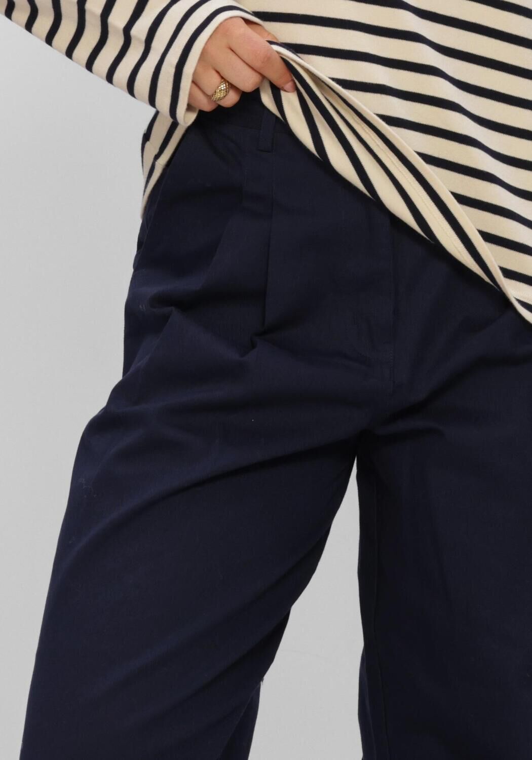 Donkerblauwe BOII STUDIOS Wijde broek JULIE - large