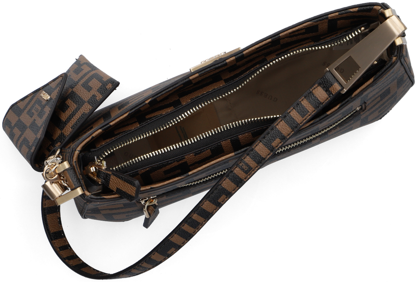 Bruine GUESS Schoudertas 40TH ANNIVERSARY SHOULDER BAG Omoda