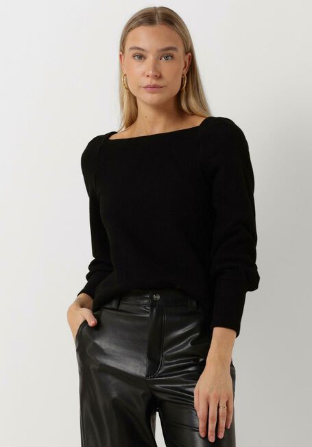 Zwarte VANILIA Sweater STRUC SPECIAL SLEEVE - large