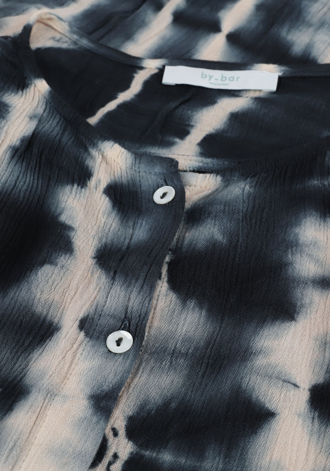 Blauwe BY-BAR Blouses JAMIE TIE-DYE BLOUSE - large