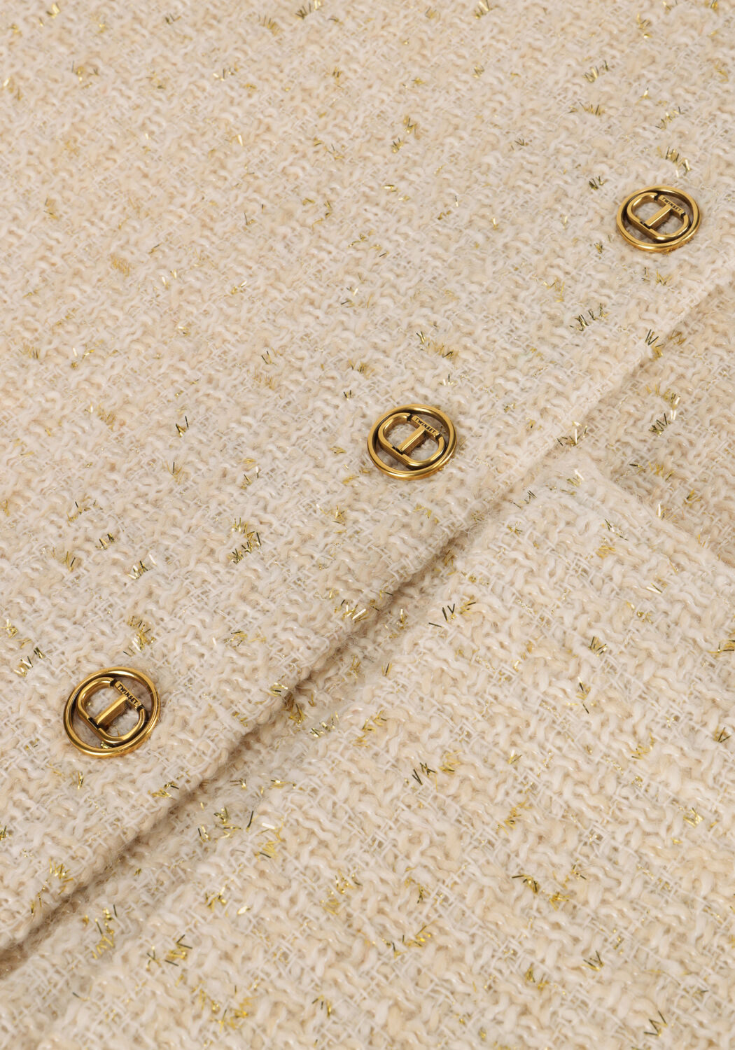 Gebroken wit TWINSET MILANO Minirok 242TP2125 - large