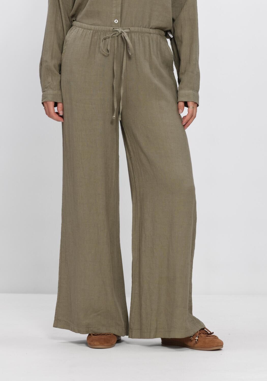 Groene SIMPLE Lange broeken TROUSER - large