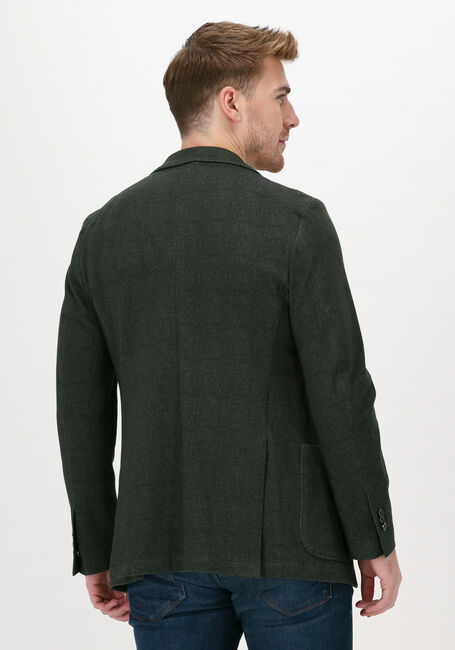 Donkergroene PROFUOMO Colbert JACKET KNITTED HO - large