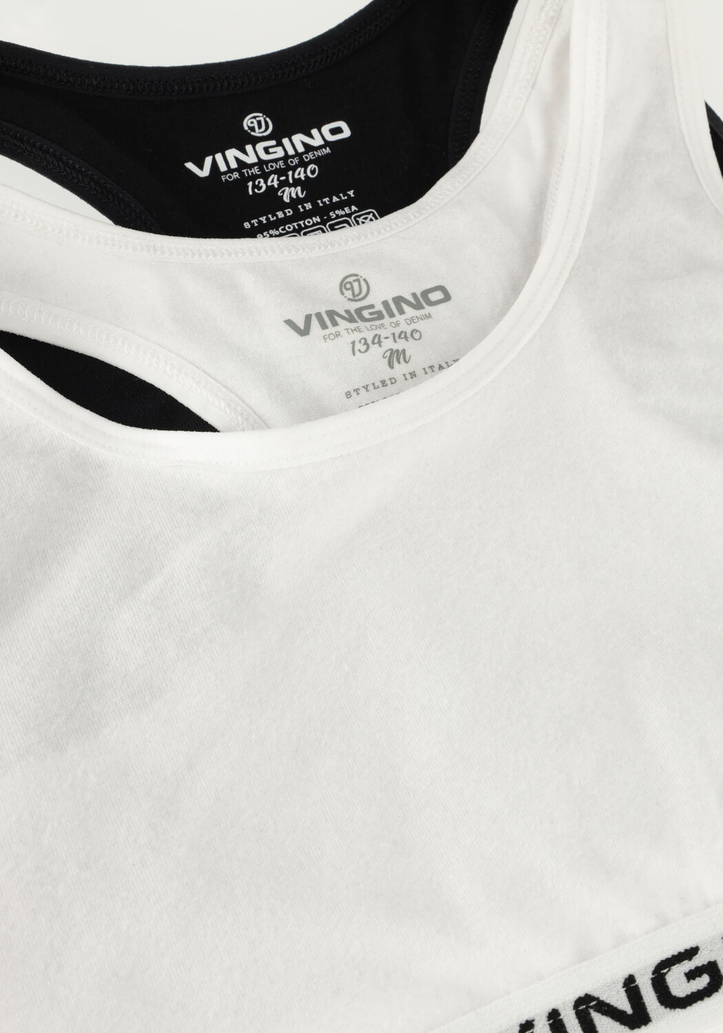 Zwarte VINGINO Bh's GIRLS RACER (2-PACK) - large