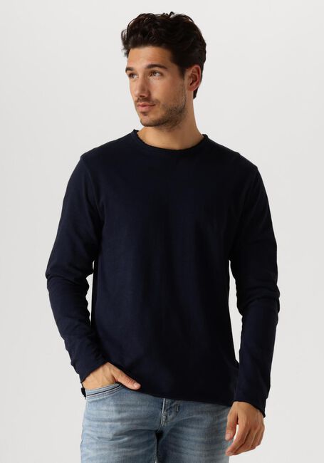 Donkerblauwe DSTREZZED Trui NEWMAN CREW - large