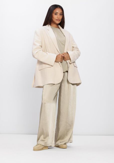 Beige EDITED Wijde broek KATIE TROUSERS - large