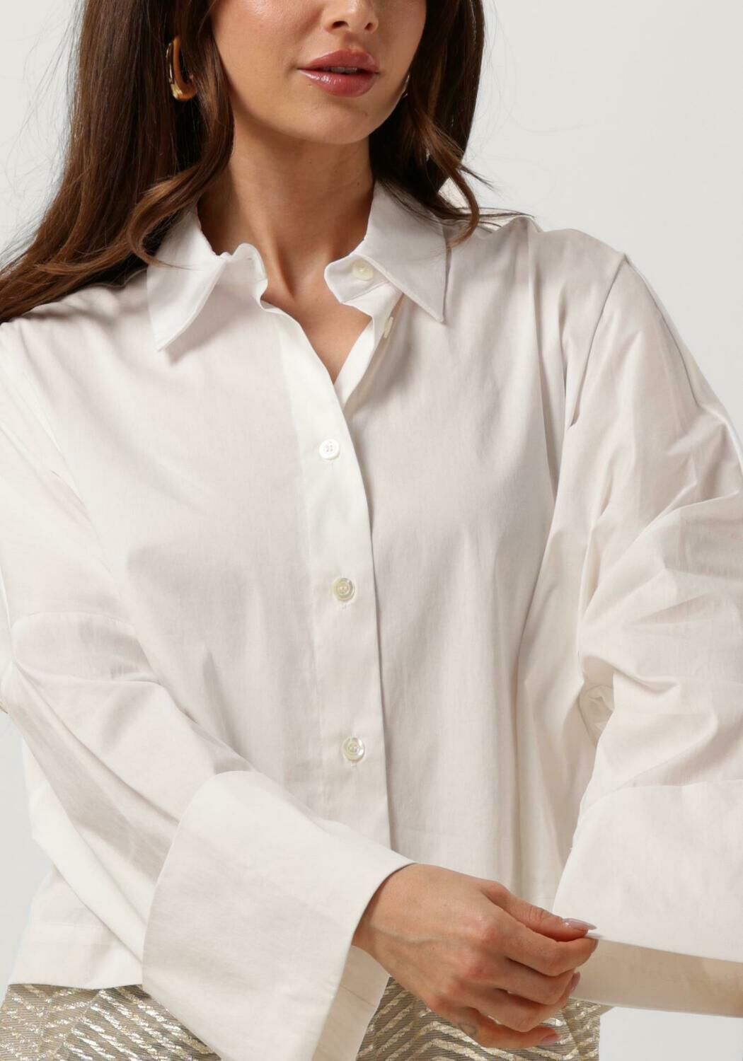 SEMICOUTURE Dames Blouses S4sk03 Shirt Wit