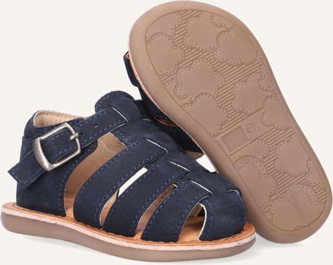 Blauwe TON & TON Platte sandalen PL_OMO09 Blauwe TON & TON Platte sandalen PL_OMO09 - large