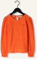 Oranje LOOXS Tops & T-shirts LITTLE LACE TOP Oranje LOOXS Tops & T-shirts LITTLE LACE TOP - medium