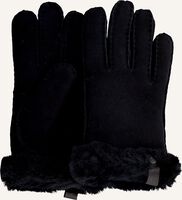 Zwarte UGG Handschoenen SHORTY GLOVE W LEATHER TRIM Zwarte UGG Handschoenen SHORTY GLOVE W LEATHER TRIM - medium