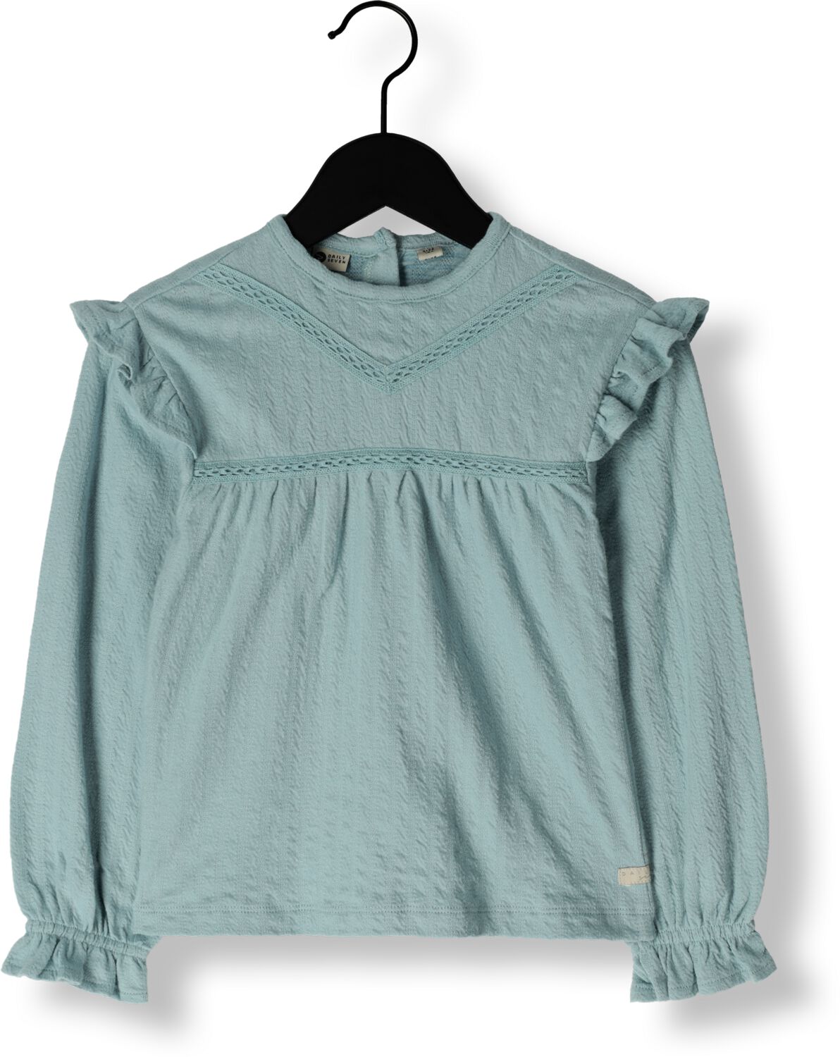 DAILY7 Meisjes Blouses T-shirt Longsleeve Fancy Tape Blauw