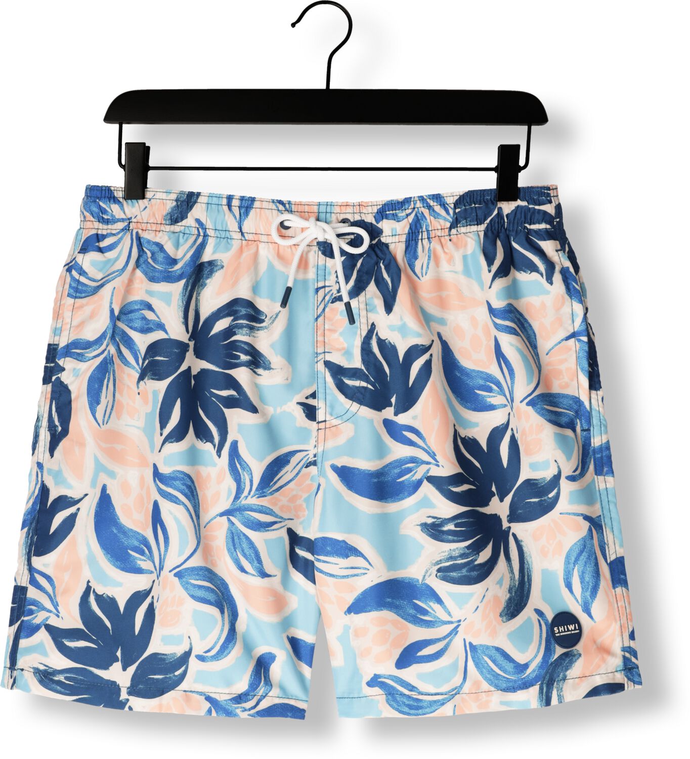 SHIWI Heren Zwembroeken Men Mike Swim Shorts 7 Inch Floral Leafs Multi