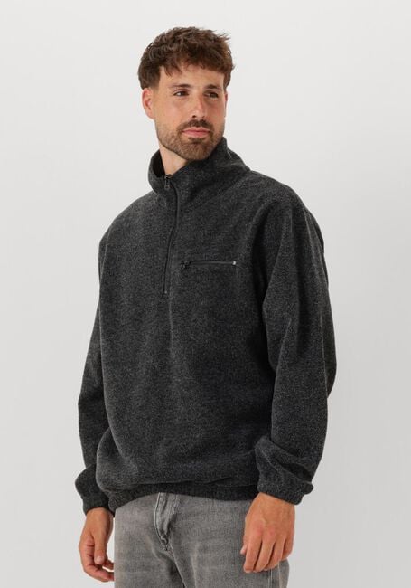 Grijze FORÉT Sweater ELM HALF ZIP SWEATSHIRT - large
