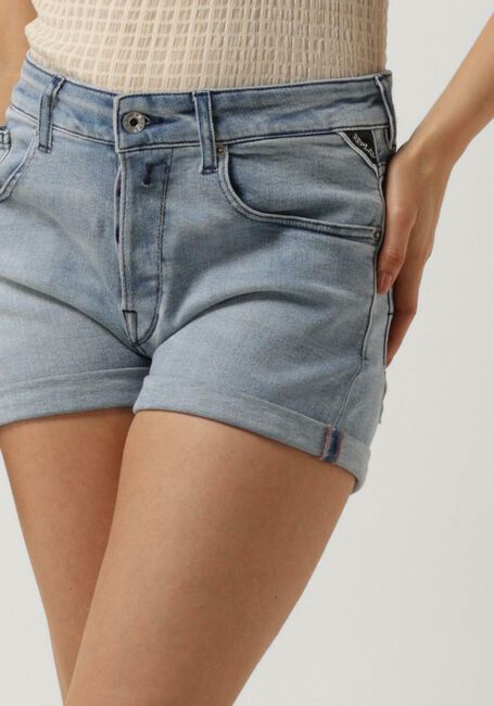 Lichtblauwe REPLAY Shorts ANYTA SHORT - large