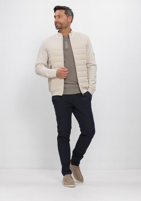 Beige GENTILUOMO Jack CARDIGAN MATERIAL MIX - large