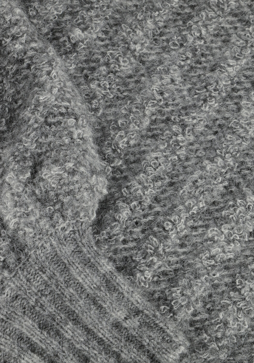 Grijze MSCH COPENHAGEN Trui MSCHJAYCIE PULLOVER - large