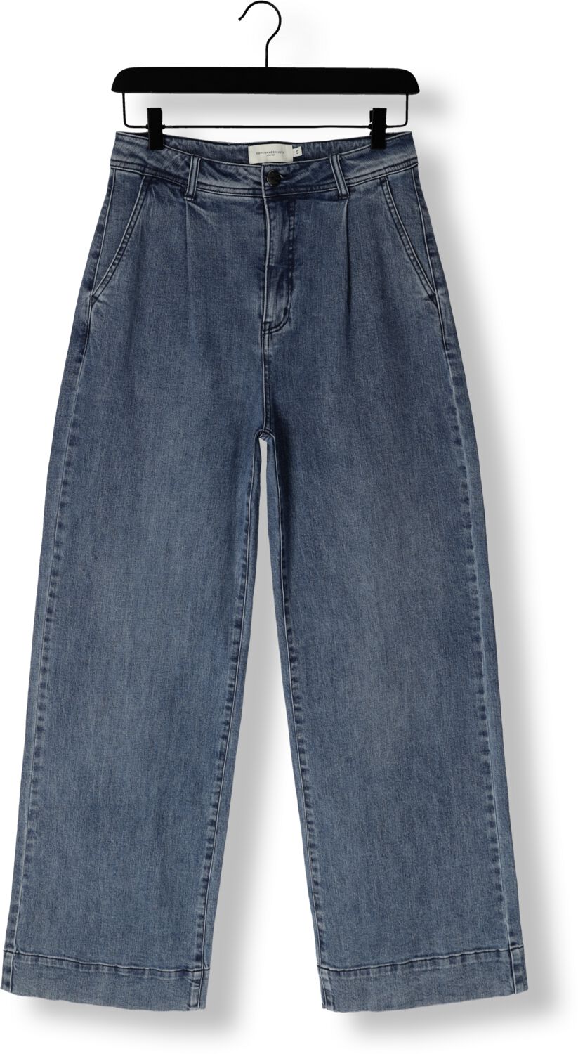 COPENHAGEN MUSE Dames Jeans Cmjean-wide Pants Donkerblauw