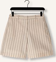 Zand SELECTED WOMEN Broeken SLFHILDA MW SHORTS PIN STRIPE Zand SELECTED WOMEN Broeken SLFHILDA MW SHORTS PIN STRIPE - medium