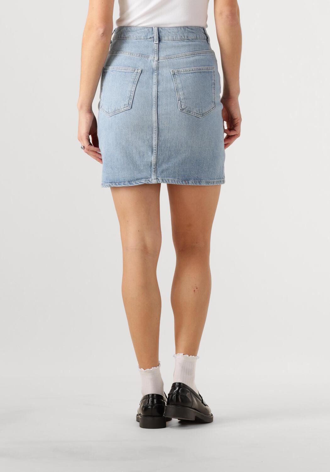 OBJECT Dames Rokken Objellen Hw Short Denim Skirt Div Lichtblauw