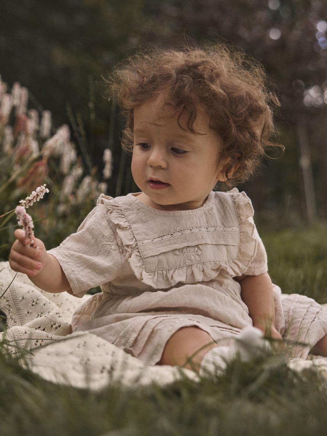 Bruine LIL' ATELIER Jurken NBFFERONIA SS LOOSE BODY DRESS LIL - large