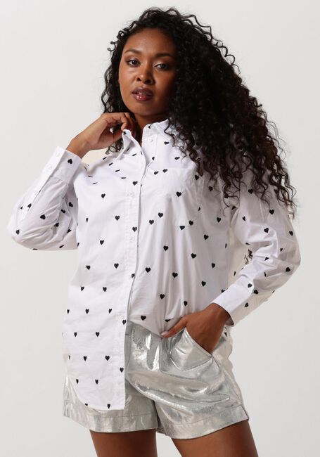 Witte CO'COUTURE Blouses HEARTCC OVERSIZE SHIRT - large
