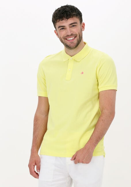Gele SCOTCH & SODA Polo CLASSIC PIQUE POLO IN ORGANIC COTTON - large