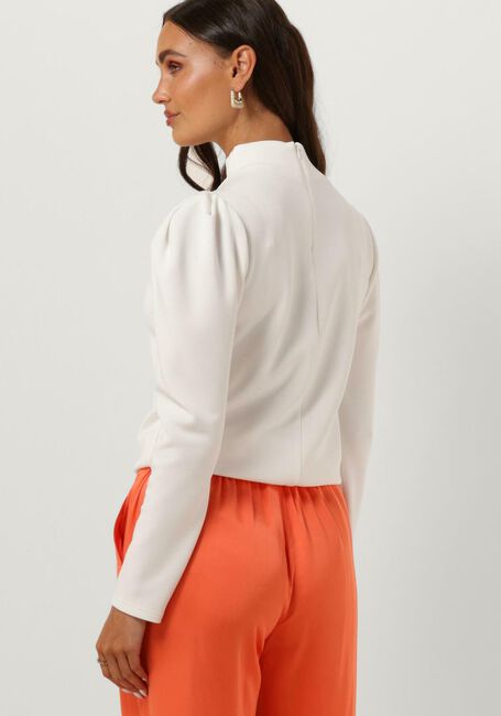 Witte SELECTED FEMME Coltrui SLFFENJA LS T-NECK TOP - large
