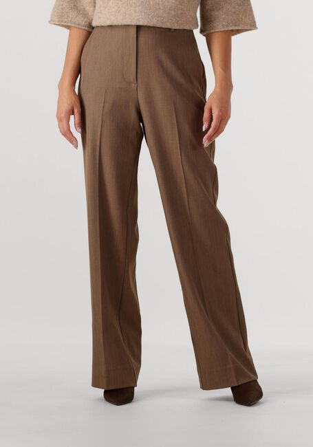Bruine SECOND FEMALE Wijde broek NEEL CLASSIC TROUSERS - large