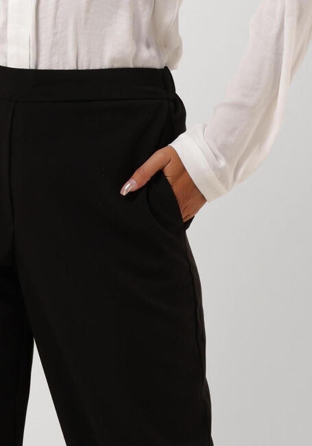 Zwarte MSCH COPENHAGEN Wijde broek CHANA STRAIGHT PANTS - large