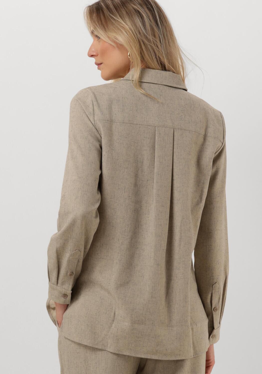 MODSTRÖM Modström Dames Blouses Kalemmd Shirt Beige